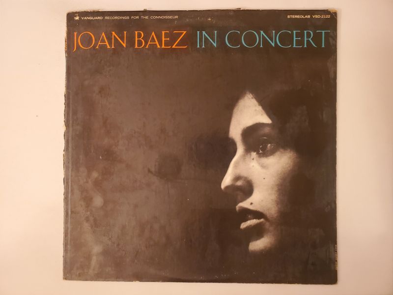 Joan Baez In Concert vinyl record